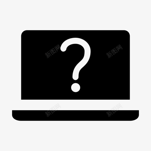 未知笔记本电脑不支持智能手机图标svg_新图网 https://ixintu.com 上网本 不支持 屏幕保护程序 无线 智能手机 最新技术 未知笔记本电脑 浏览 笔记本 设备字形 跳动 问号