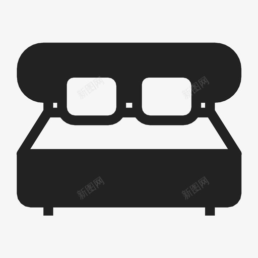 床展品材料图标svg_新图网 https://ixintu.com 家具 展品 床 材料 物品 睡眠 躺椅 酒店