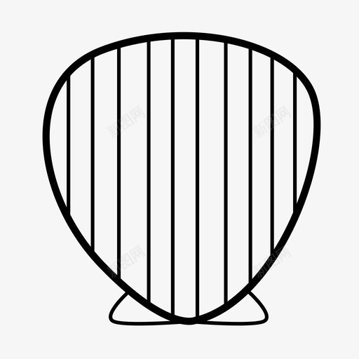 贝壳蛤蜊甲壳类动物图标svg_新图网 https://ixintu.com 夏天 海洋 珍珠 甲壳类动物 蛤蜊 贝壳