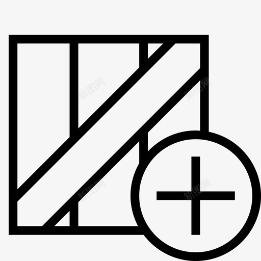 板条箱装运包装图标svg_新图网 https://ixintu.com 包括 包装 增加 木箱 板条箱 添加 装运 运输和物流 附加