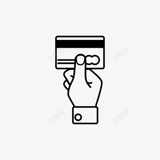 信用卡购物安全资金图标svg_新图网 https://ixintu.com 信用卡 借记 安全资金 支付 方便 无现金 网购 购物 银行
