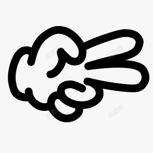 剪刀石头布剪刀手图标svg_新图网 https://ixintu.com 两个手指 剪 剪刀 夹 手 手势 手套 手指游戏 石头布剪刀 砍