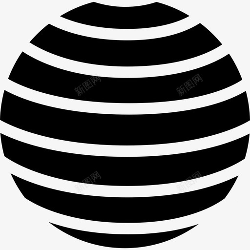 带有水平条纹图案形状地球图标的地球符号svg_新图网 https://ixintu.com 地球图标的地球符号 带有水平条纹图案 形状