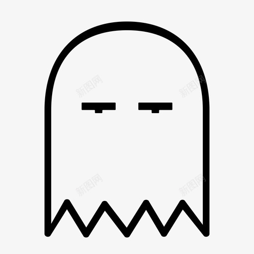 鬼显示件幻影图标svg_新图网 https://ixintu.com 巴拉克拉瓦 幻影 显示件 材料 灵魂 物体 物品 面具 鬼 鬼魂
