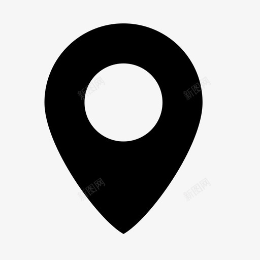 地图图钉地点导航图标svg_新图网 https://ixintu.com 位置 地图图钉 地点 导航 展示件 指标 文章 材料 标记 项目