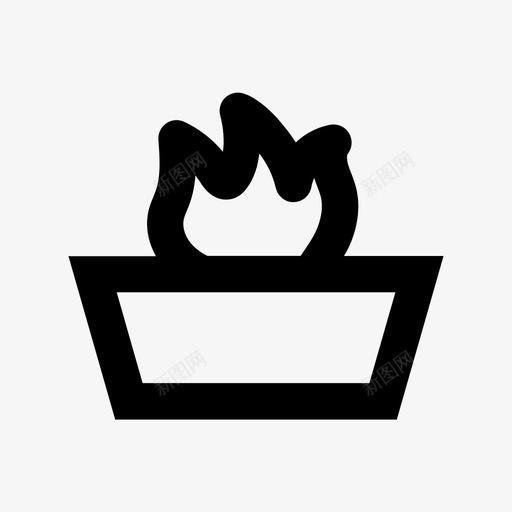 热菜食品和饮料材料标图标svg_新图网 https://ixintu.com 热菜 食品和饮料材料设计图标