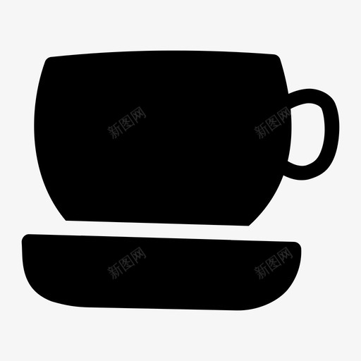 咖啡茶溪流图标svg_新图网 https://ixintu.com 咖啡 打闹 放松 智能手机 最新技术 溪流 潮汐 茶 饮料