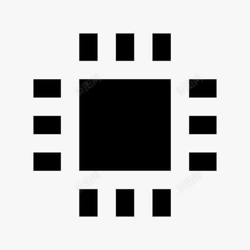 处理器芯片数据存储服务器和传输材料图标svg_新图网 https://ixintu.com 处理器芯片 数据存储 服务器和传输材料图标