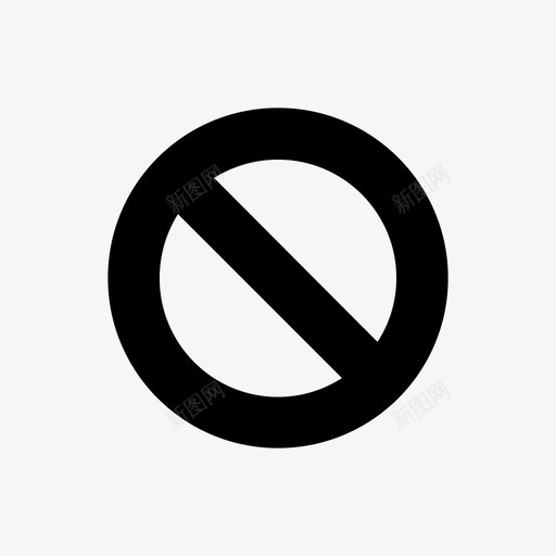 禁止限制脉冲图标svg_新图网 https://ixintu.com 无线 波峰 禁止 禁止访问 私人 脉冲 跳动 迷你符号第一卷 通信 错误 限制
