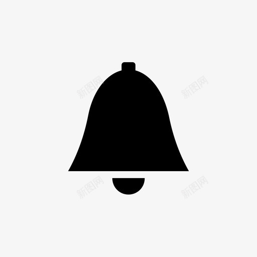 铃声警报钟声图标svg_新图网 https://ixintu.com 叮当 声音 教堂钟声叮当声 警报 通知 钟声 铃声