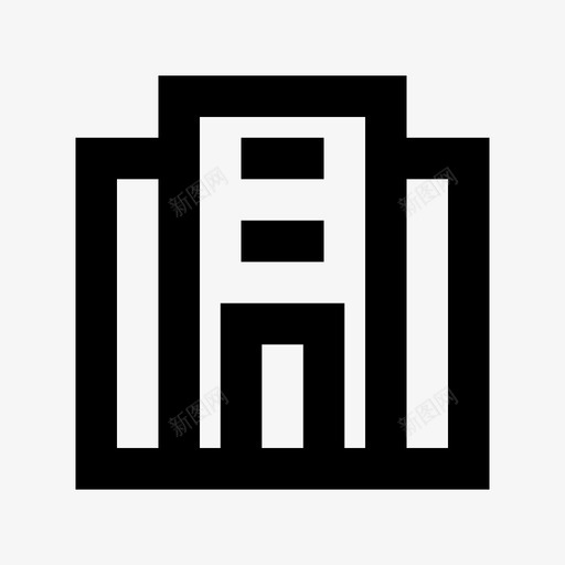 酒店建筑睡眠出租图标svg_新图网 https://ixintu.com 住宿 出租 城市建筑 宾馆 床 楼层 睡眠 酒店建筑 酒店服务材料图标
