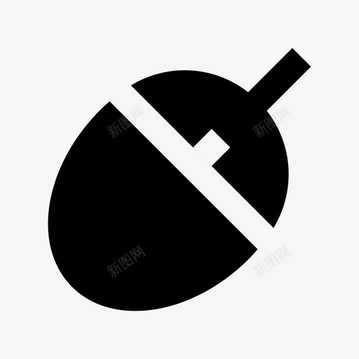 电脑鼠标商务和办公材料实体图标svg_新图网 https://ixintu.com 商务和办公材料实体图标 电脑鼠标