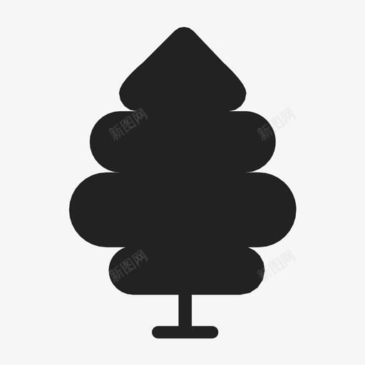 树乔木灌木图标svg_新图网 https://ixintu.com 乔木 叶子 木材 树 根 森林 植物 水果 灌木