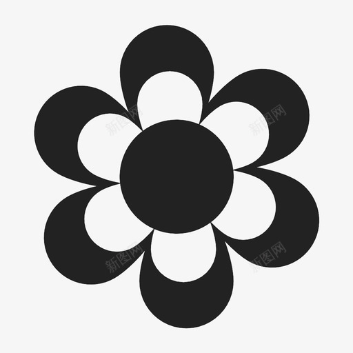 繁茂美丽自然图标svg_新图网 https://ixintu.com 开花 繁茂 美丽 自然 茁壮成长 装饰