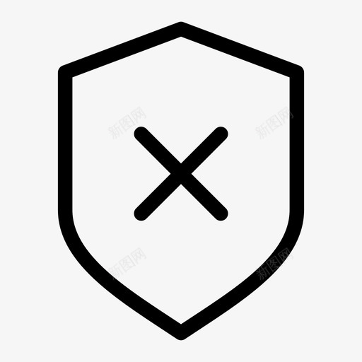 屏蔽移除震动流图标svg_新图网 https://ixintu.com 互联网 安全标记 屏蔽移除 最新技术 流 盾徽 警告通知 防御者 防病毒 震动
