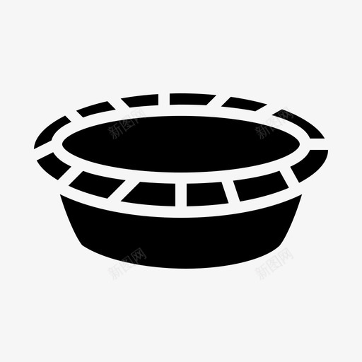 派盘子外皮图标svg_新图网 https://ixintu.com 外皮 派 烘焙 甜点 盘子 糕点 美味 苹果 酸 面包房 面团 馅料