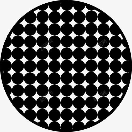 圆点图案形状地球图标svg_新图网 https://ixintu.com 圆点图案 地球图标 形状