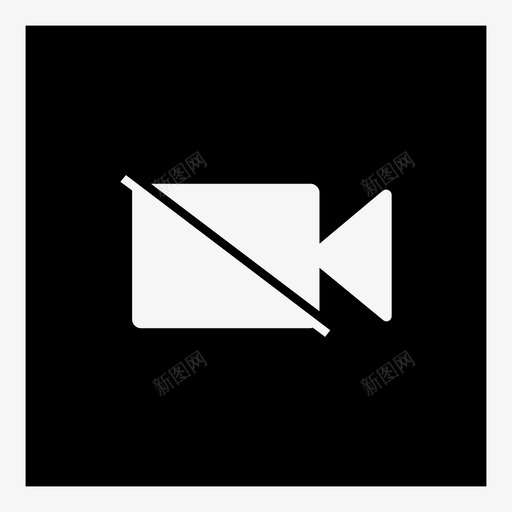 没有拍摄倒带录制图标svg_新图网 https://ixintu.com 倒带 关闭记录 录制 摄像头关闭 播放 没有拍摄 没有网络摄像头 没有视频 没有视频没有摄像头视频 电影 视频关闭 转发