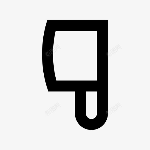 切肉刀肉切割工具图标svg_新图网 https://ixintu.com 切割工具 切肉刀 厨房用具材料图标 砧板 肉 肉刀 鸡肉