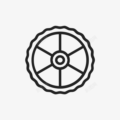 软面包汽车轮胎图标svg_新图网 https://ixintu.com 圆形 意大利 意大利面 汽车 轮子 轮胎 软面包 辐条 通心粉 面条