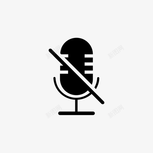 没有声音静音静音关闭图标svg_新图网 https://ixintu.com 没有声音 静音静音关闭