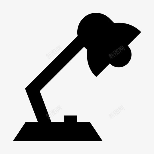 灯具展品材料图标svg_新图网 https://ixintu.com 台灯 展品 材料 灯具 物品 电器 电子 科技材料图标