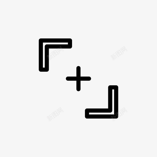 裁剪正方形尺寸图标svg_新图网 https://ixintu.com photoshop 像素 变化 尺寸 截面 正方形 用户界面 简单 网格 裁剪 设计
