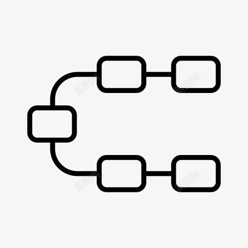 计划思考结构图标svg_新图网 https://ixintu.com 业务 思想 思考 活动 管理 组织 结构 计划