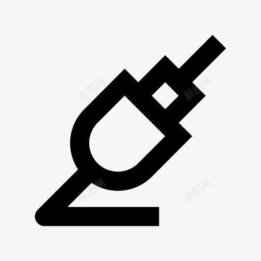 耳机插孔科技材料图标svg_新图网 https://ixintu.com 科技材料图标 耳机插孔