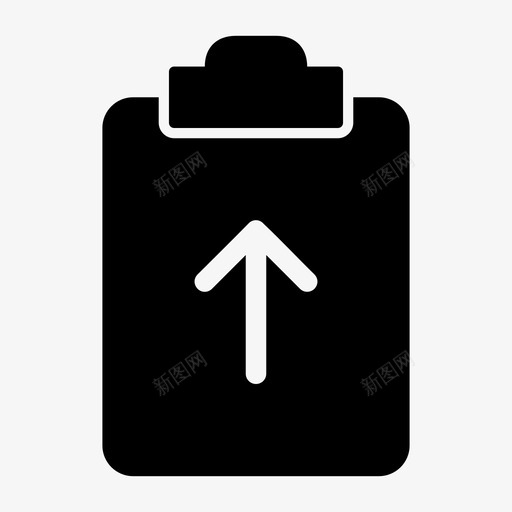 任务板上传浪涌脉冲图标svg_新图网 https://ixintu.com 任务板上传 信息数据 剪贴板 办公文具 吃草 夹板 文件数据 浪涌 知识 纹章 脉冲 震颤