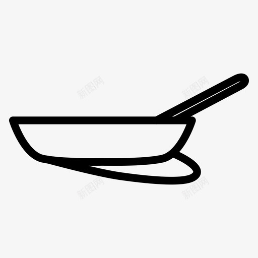 锅1烹饪图标svg_新图网 https://ixintu.com 1 厨房 烹饪 盘子 锅 餐厅 饭菜