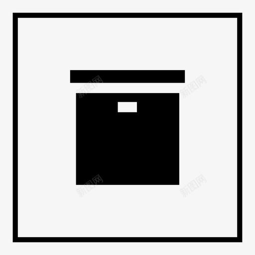 箱到存储图标svg_新图网 https://ixintu.com it 世界 交付 到 制造 包装 存储 库存 打开 箱 箱交货库存 装运