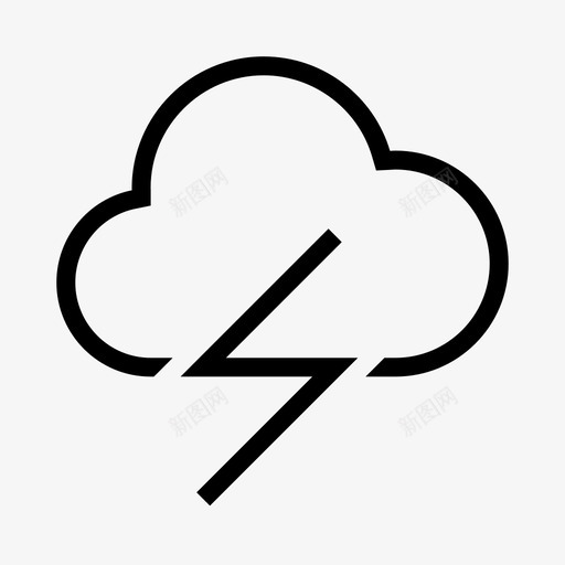 雷暴震颤浪涌图标svg_新图网 https://ixintu.com 云 天气 天空 放牧 智能手机 浪涌 爆发 自然和科学 闪电 雷暴 震颤