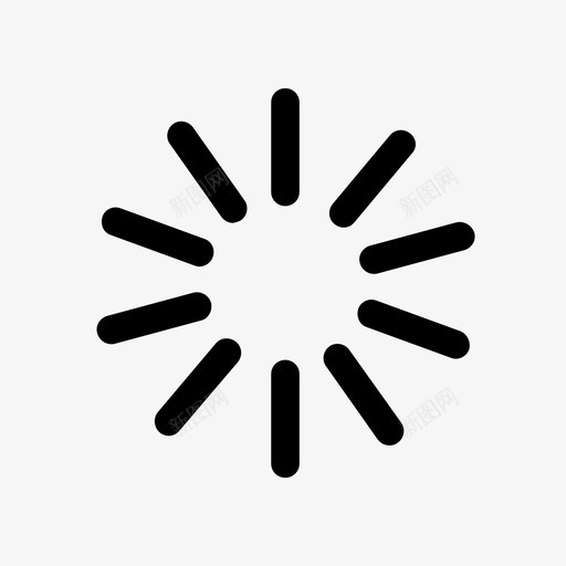 装载轮重新装载准备图标svg_新图网 https://ixintu.com 充注 充电 准备 加工 填充 等待 装载机 装载轮 重新装载