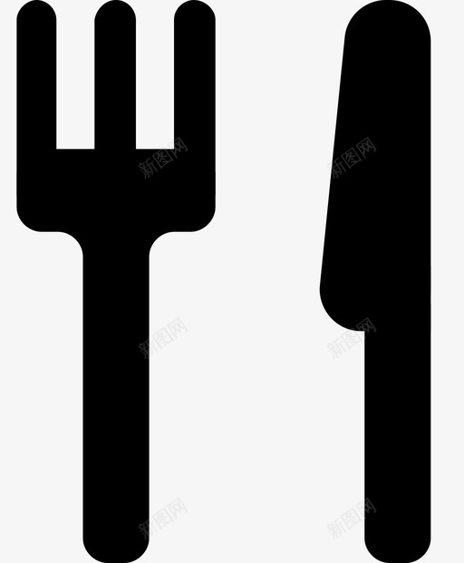 餐具爆发振荡图标svg_新图网 https://ixintu.com 互联网 刀 叉子 吃 吃草 振荡 流媒体 烹饪 爆发 电视节目 食物 餐具