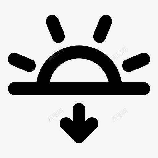 日落溪流智能手机图标svg_新图网 https://ixintu.com 傍晚 天气 天气轮廓粗体 放牧 日落 智能手机 标记 溪流 脉搏 自然