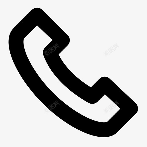 电话对象材料图标svg_新图网 https://ixintu.com 对象 展示件 帮助热线 手机 文章 材料 用户界面 电话 联系人 项目