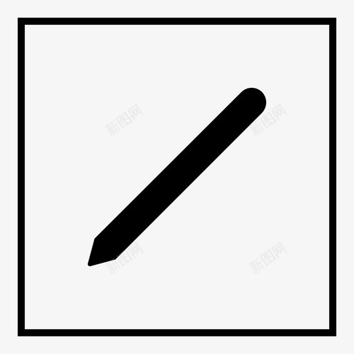 画画素描图标svg_新图网 https://ixintu.com 画画 素描