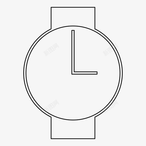 手表计时计时器秒图标svg_新图网 https://ixintu.com 手表 计时计时器秒