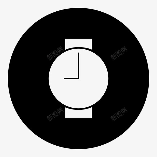 看顺时针看时间表图标svg_新图网 https://ixintu.com 看 顺时针看时间表