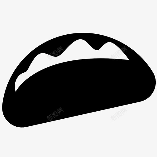 玉米卷零食墨西哥图标svg_新图网 https://ixintu.com 墨西哥 外卖 果酱 玉米卷 肉 零食 面包 食物
