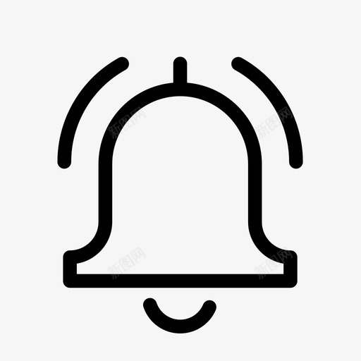 铃声潮汐浪涌图标svg_新图网 https://ixintu.com 波峰 活动 浪涌 潮汐 脉搏 警报 通知 通知铃 铃声 震颤