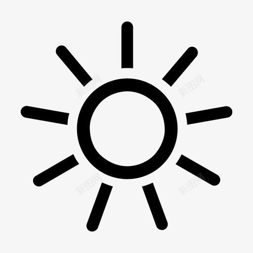 太阳阳光星星图标svg_新图网 https://ixintu.com 天气 天气图标 天空 太阳 明亮 星星 月亮 白天 行星 阳光