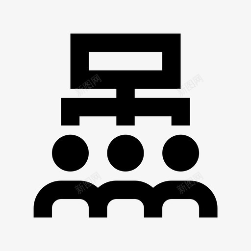 演示文稿项目管理材料图标svg_新图网 https://ixintu.com 演示文稿 项目管理材料图标