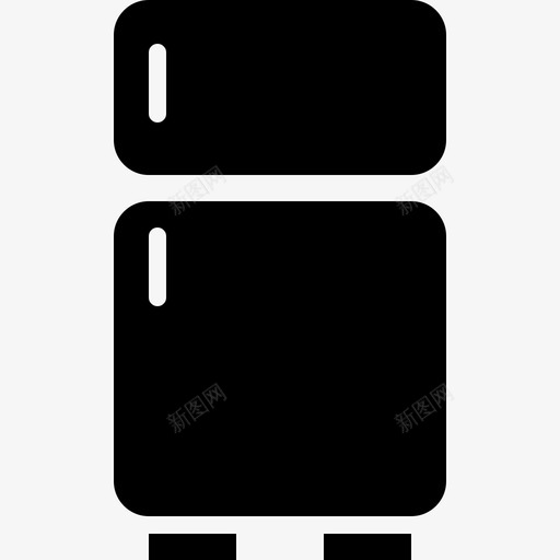 冰箱食物家居用品图标svg_新图网 https://ixintu.com 冰箱 家居用品 食物