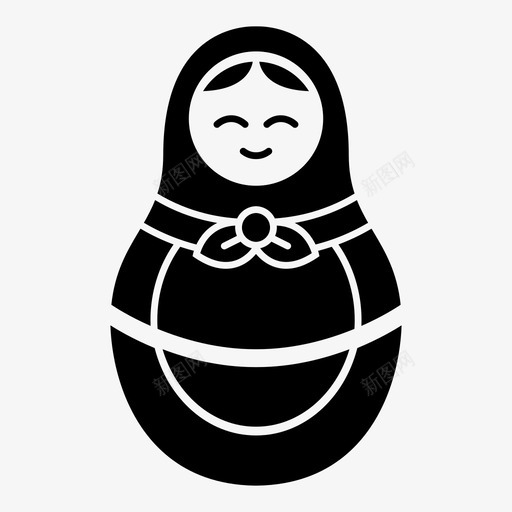 matryoshka洋娃娃matreshka图标svg_新图网 https://ixintu.com matreshka matryoshka 俄罗斯 俄罗斯图标 可堆叠 彩绘 洋娃娃 玩具 纪念品