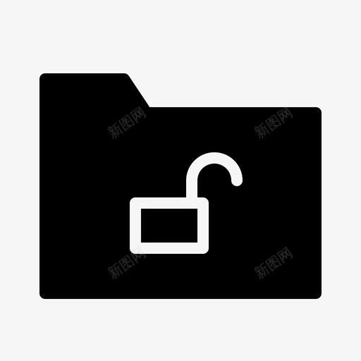 文件夹解锁throb流图标svg_新图网 https://ixintu.com throb web web应用程序 应用程序 文件夹解锁 智能手机 标记 流 爆发 界面 软件