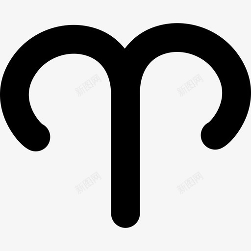 白羊座星座星座十二宫图标svg_新图网 https://ixintu.com 十二宫 星座 白羊座星座