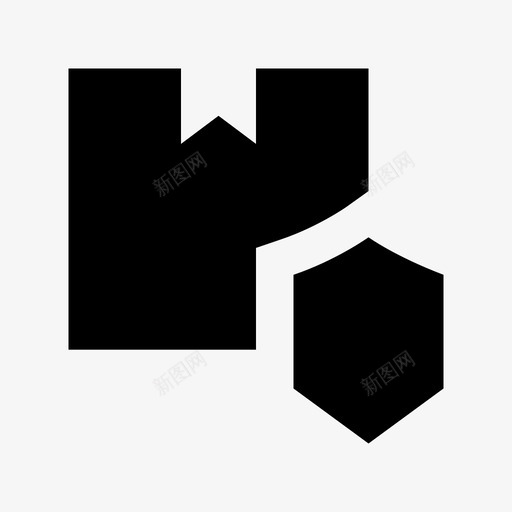 安全运输保护箱质量图标svg_新图网 https://ixintu.com 保护箱 保险 包装 安全运输 物流安全 联邦快递 质量 购物和零售材料图标 邮资