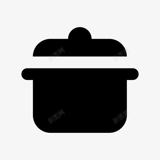 烹饪锅平底锅材料图标svg_新图网 https://ixintu.com 厨具材料图标 厨房锅 展示件 平底锅 材料 炊具 烹饪锅 物品 砂锅 陶器